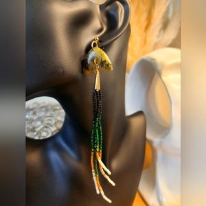 Handmade Polymer/Beads Earrings